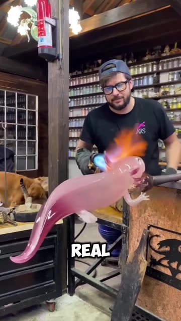 This incredible artist brings glass to life with pure craftsmanship, shaping stunning sculptures