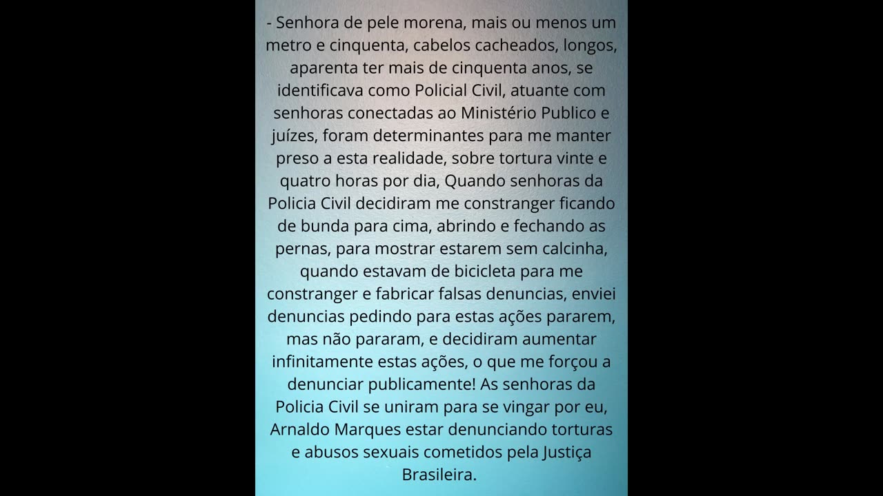 Torturadora cruel conectada a Justiça Brasileira.
