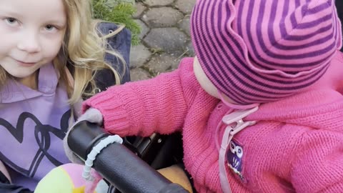 Kayla & Kiara Watching Christmas Lights Together 🎄