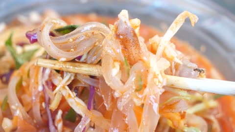 Squid Cutting Skills! Squid Sashimi, Cold Raw Fish Soup, Squid Steamed - Korean Street Food