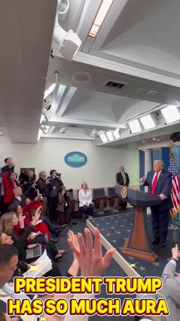 PRESIDENT TRUMP HAS SO MUCH AURA 🔥