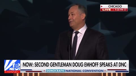 AUGUST 20 2024 Second Gentleman Doug Emhoff Speaks at DNC