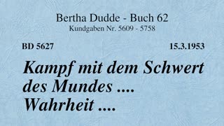 BD 5627 - KAMPF MIT DEM SCHWERT DES MUNDES .... WAHRHEIT ....