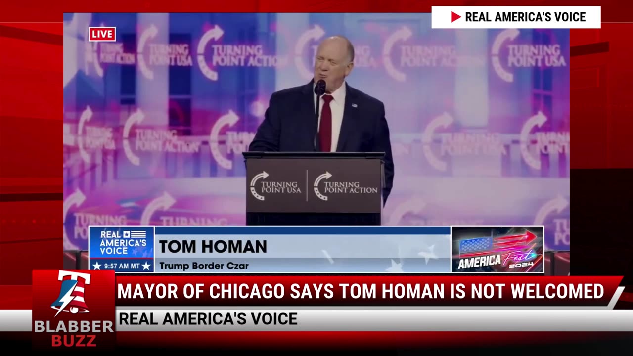 Mayor Of Chicago Says Tom Homan Is Not Welcomed