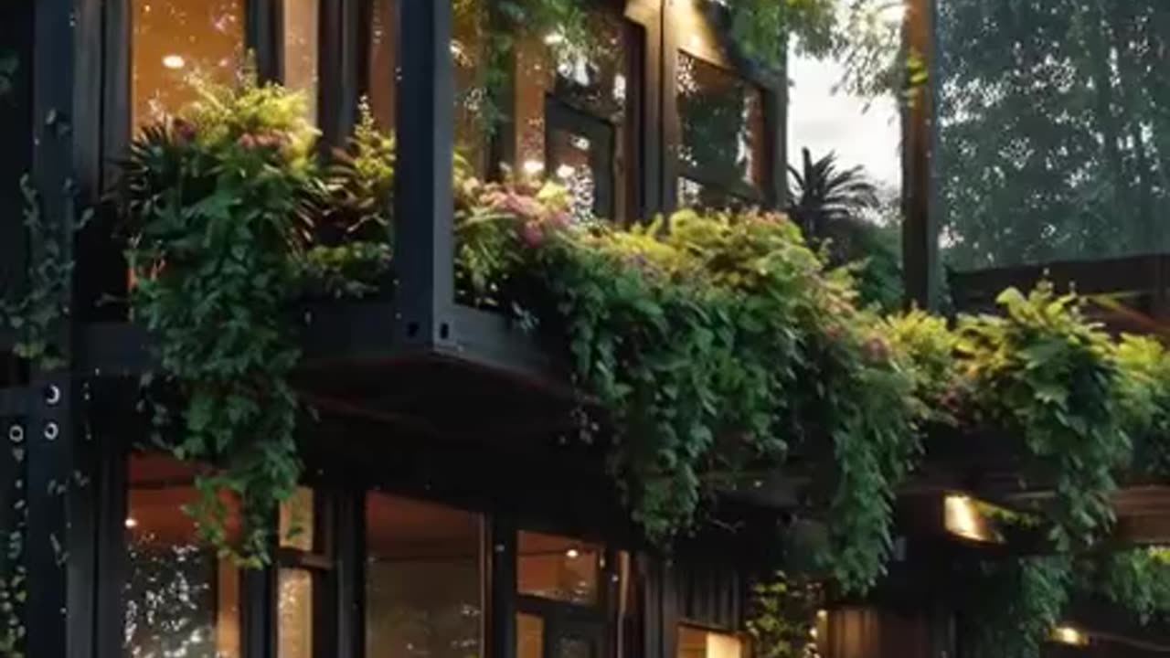 Beautiful Container House With Rooftop Garden