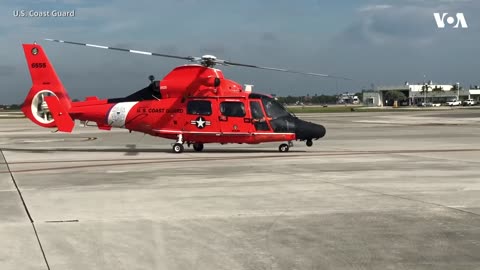 US Coast Guard Air Station Miami Prestages for Hurricane Florence