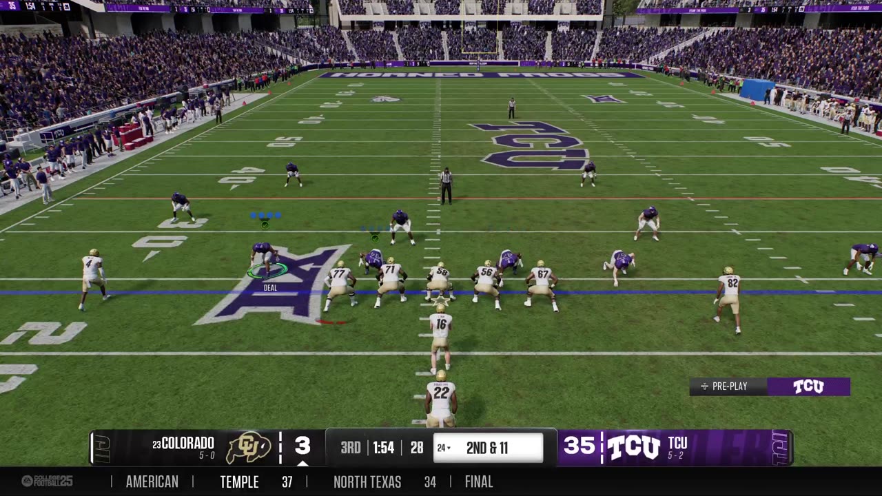 College Football 25 Dynasty | TCU vs #23 Unbeaten Colorado