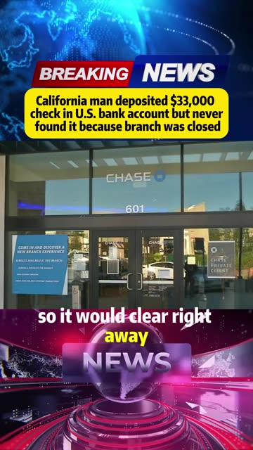 A California man deposited $33,000 into his U.S. bank account — and never saw the money again