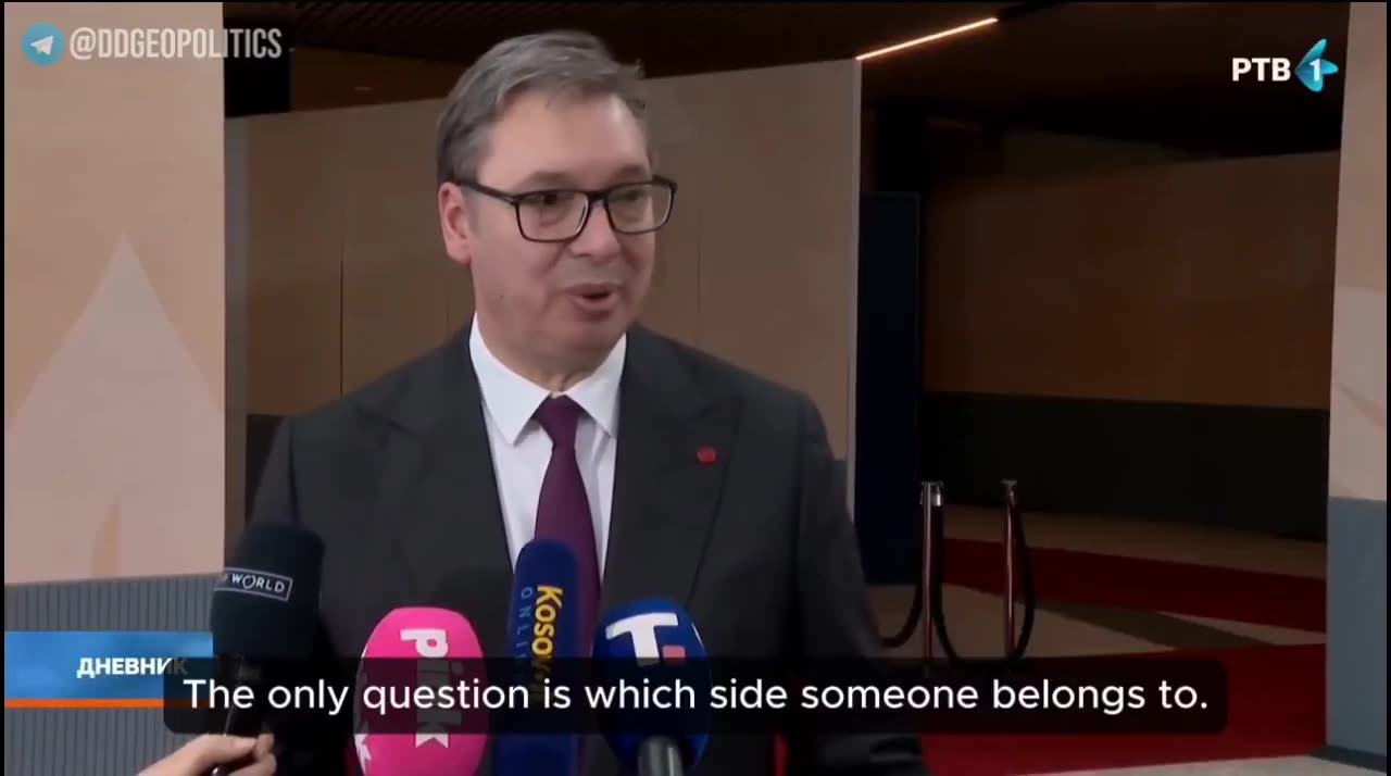 Serbian President Aleksandar Vučić sounds alarm that war is on the horizon