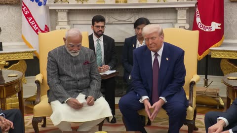 President Trump Hosts a Bilateral Meeting with the Prime Minister of the Republic of India