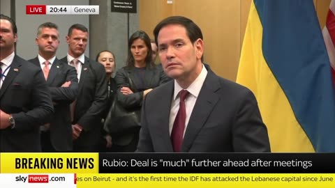 Rubio Said He Hasn’t Seen Any Peace Plan from Europeans and Didn’t Work on It