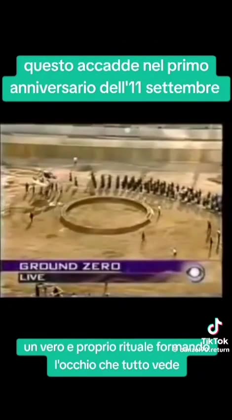 Questo accade nel primo anniversario dell'11 settembre