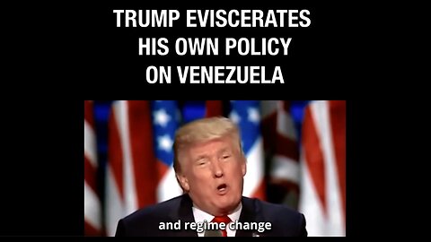 Trump Was AGAINST Regime Change & Nation Building! What happened?