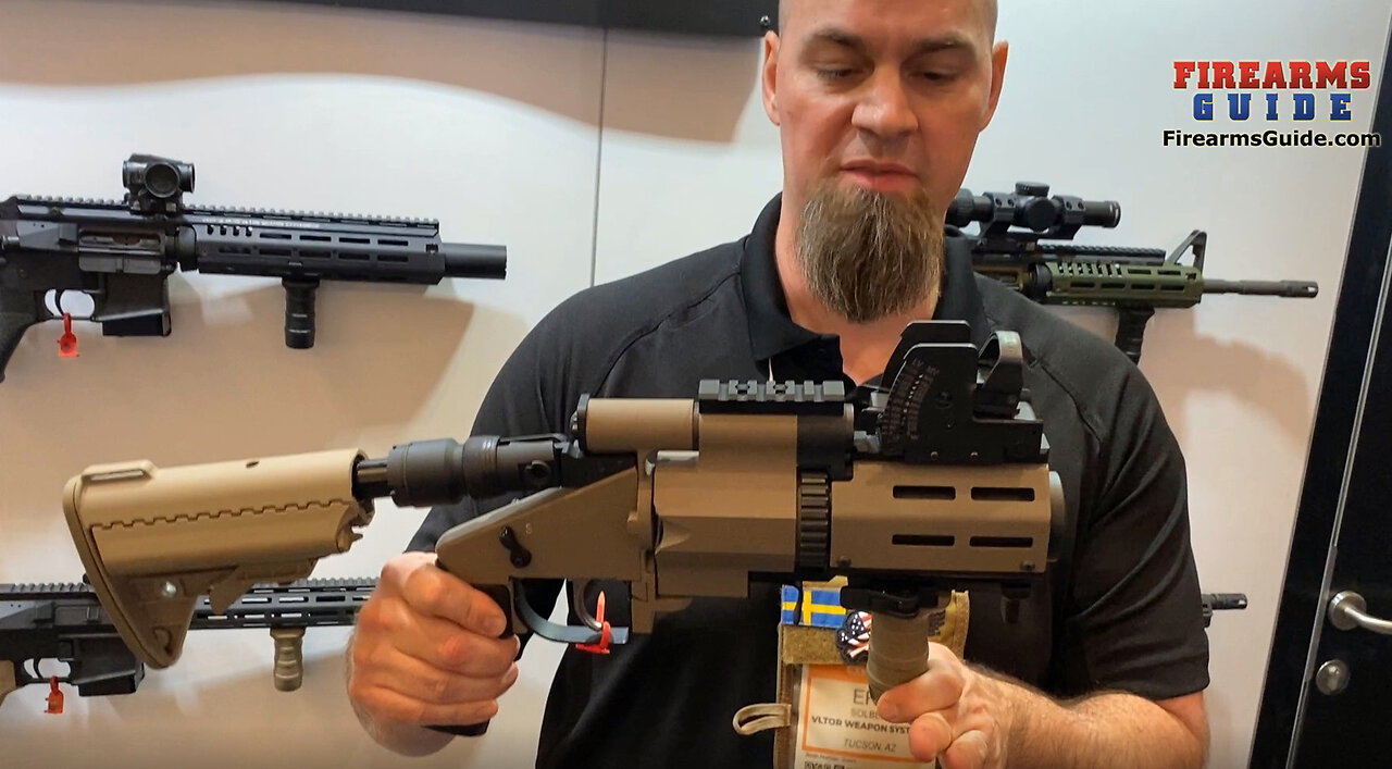 Vltor Weapons Systems - Milkor - FSGL 40mm Single-Shot Grenade Launcher to 800m