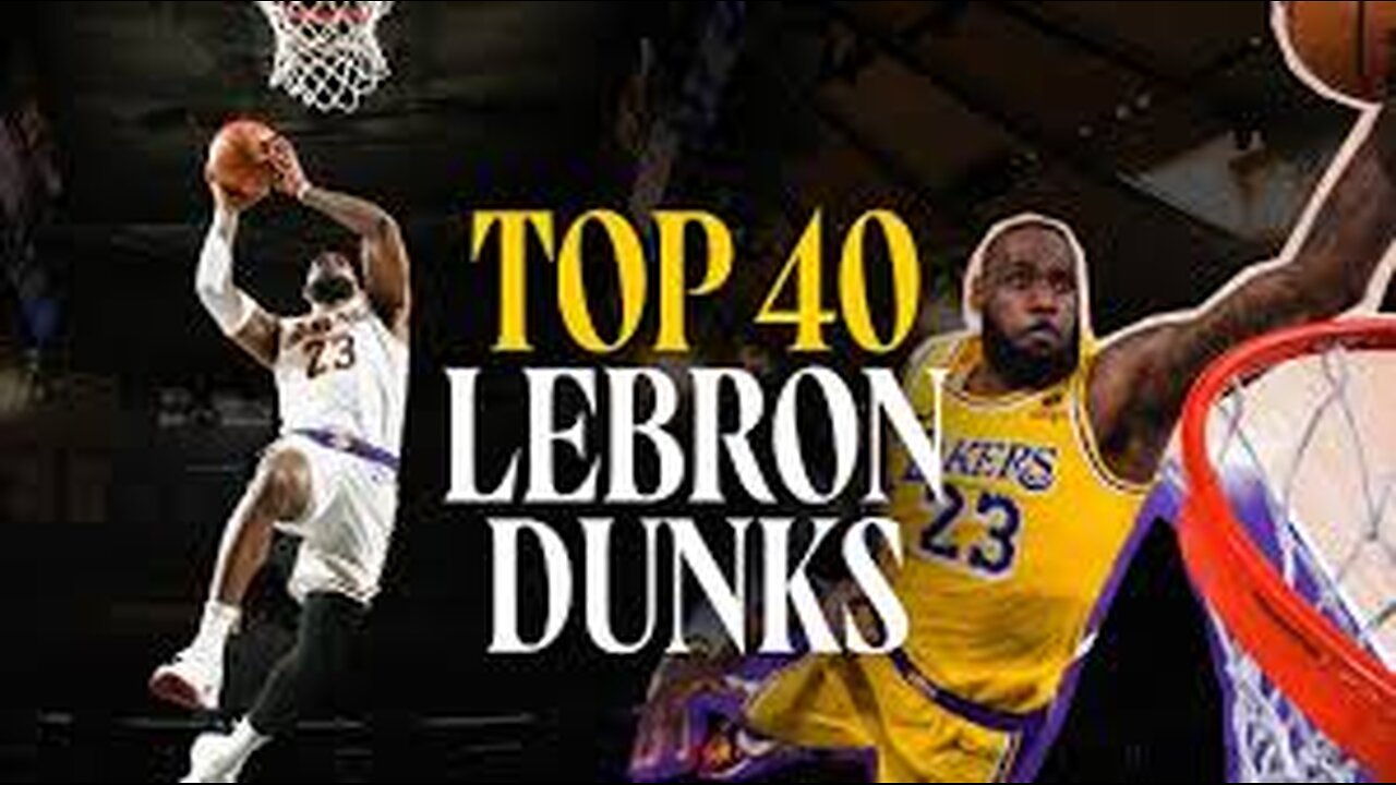 LeBron James' TOP 40 Dunks as a Laker