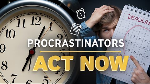 Beat Procrastination FOREVER: 7 Steps That Actually Work! - Podcast Episode 19