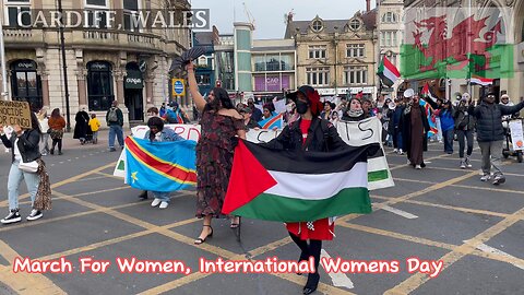 March For Women - 2, Cardiff South Wales