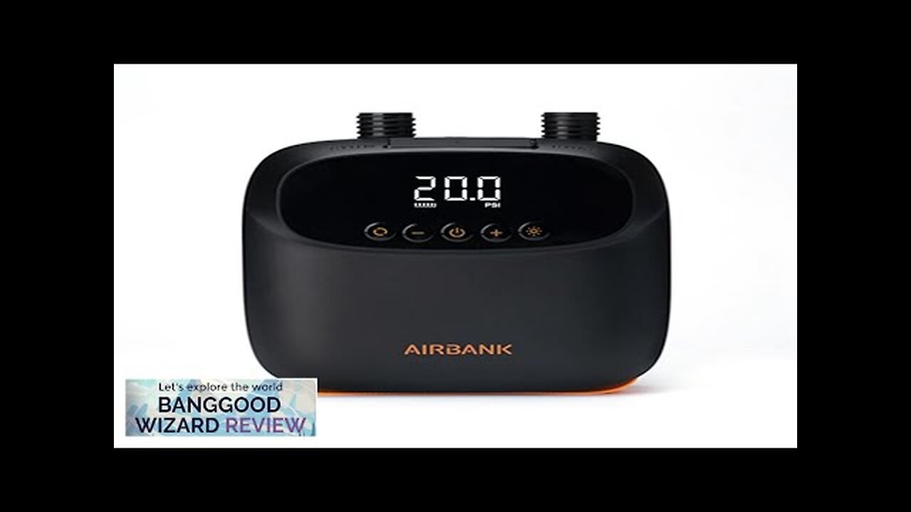 AIRBANK 20PSI High Pressure SUP Air Pump 4000mAh for Inflatable Stand Review