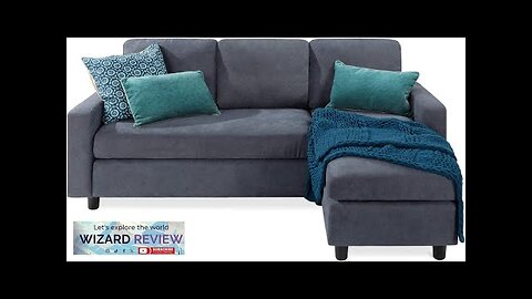 Best Choice Products Upholstered Sectional Sofa for Home Apartment Dorm Bonus Room Review