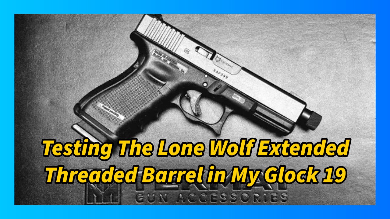 Range Time! Testing the Lone Wolf Threaded Barrel for the Glock 19. 9x19, Grouping 6 different 9mm