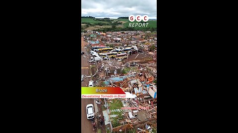 #Brazil #Tornado #Parana #ExtremeWeather #weather #climate #destruction #anomaly #climatechange