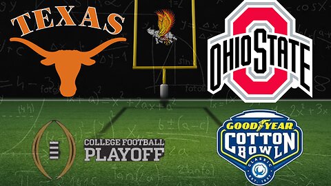 Texas Longhorns Vs Ohio State Buckeyes COTTON BOWL LIVE Watch Party and Play by Play