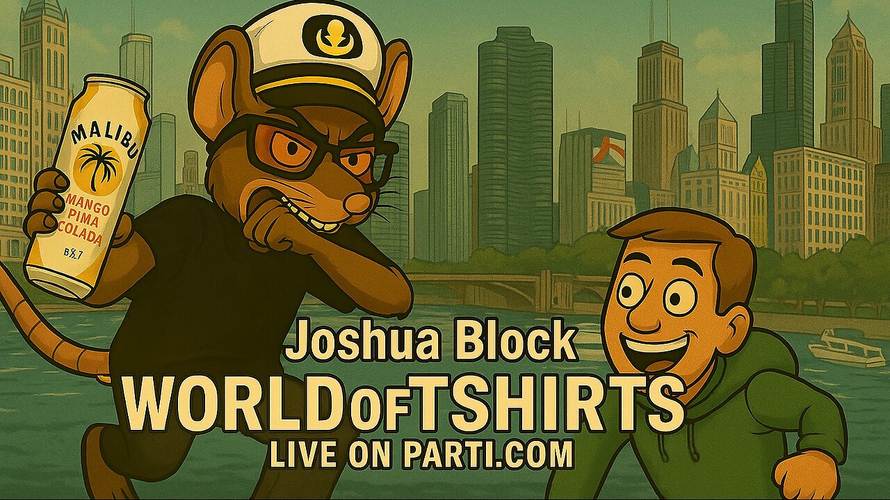 🔴LIVE: JOSH BLOCK (WORLDOFTSHIRTS) + TONY BAME ON PARTI.COM (10/31/25)