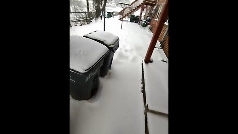 Car Gets Stuck In Pennsylvania Snowstorm !