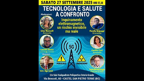 Osteria Grande BO 27.09.2025 - Tecnologia e salute a confronto Pt. 1