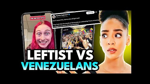 Venezuelans GO OFF On American Leftist Maduro Supporters