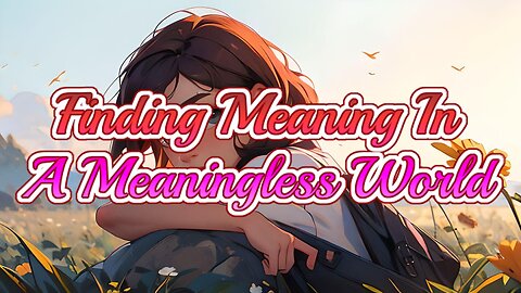 Finding Meaning In A Meaningless World