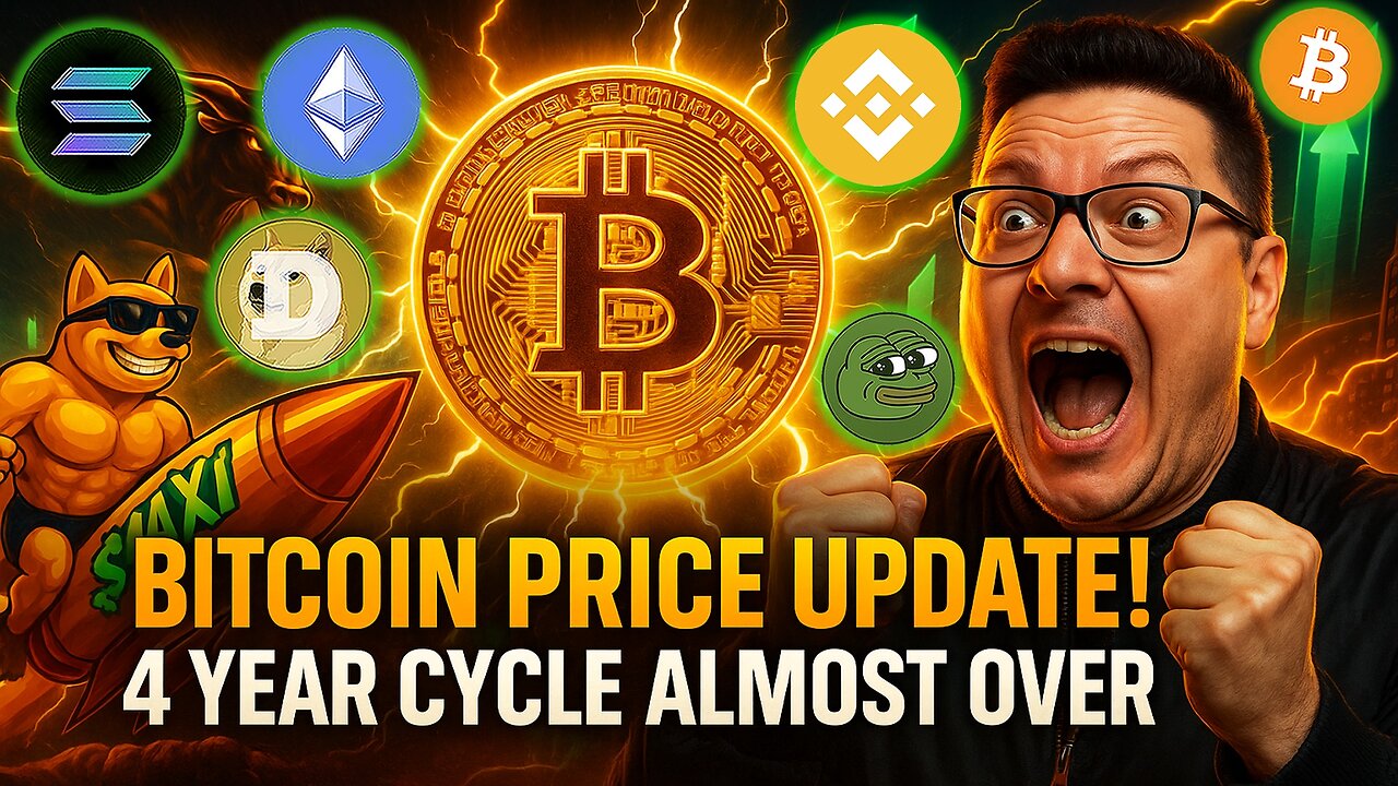 Bitcoin Bullish Pattern Forming!! BTC 4 Year Cycle Almost Over!! What's Next for Crypto??