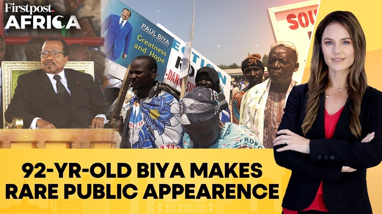 Cameroon's Paul Biya Makes Rare Public Appearance Ahead of Election | Firstpost Africa