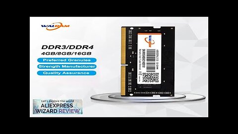 Walram DDR4 Memoria RAM Laptop 16GB 8GB 32GB 1.2V 260pin 3200MHz 2666MHz Review