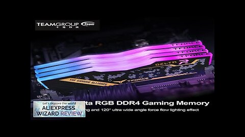 TEAMGROUP T-Force Delta RGB DDR4 16GB 8GB 3200MHz 3600MHz Desktop Memory Module Review