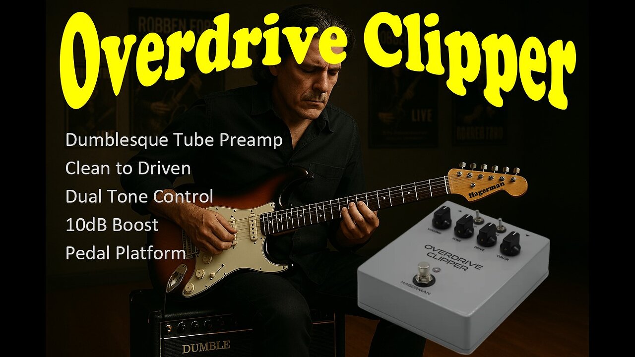OVERDRIVE CLIPPER - Dual Chn Tube Preamp Dumblesque