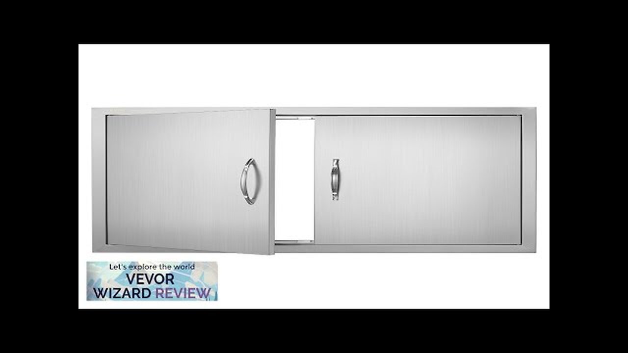 VEVOR BBQ Access Door 36W x 21H Inch Double Outdoor Kitchen Door Review