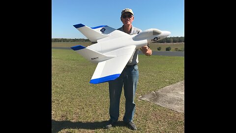 RC 3D printed Vought F7U Cutlass