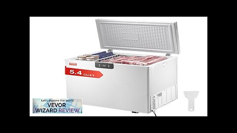 VEVOR Chest Freezer 5.4 Cu.ft / 153 L Compact Deep Freezer Free Review