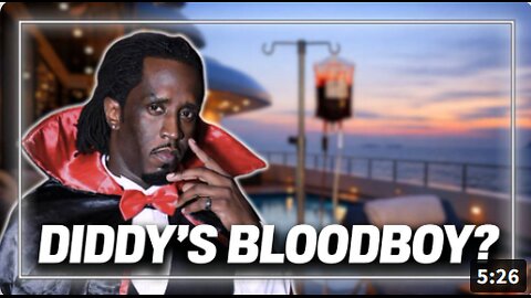VIDEO: Man Claims To Have Been P. Diddy's Personal "Blood boy" For Over Ten Years