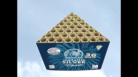 BKV - Metallic 5627 - 36 Schots Vuurwerk Cake - Oude Video