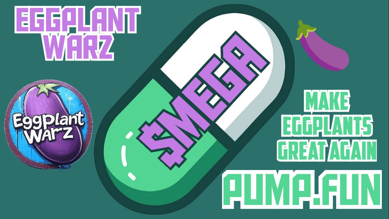 🔴LIVE: Pump.Fun | $MEGA | Make Eggplants Great Again | #EggplantWarz #MemeCoin #PumpFolio #LoLz