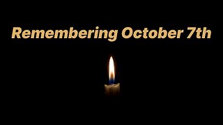 Pastor Scott Show- - Remembering October 7th