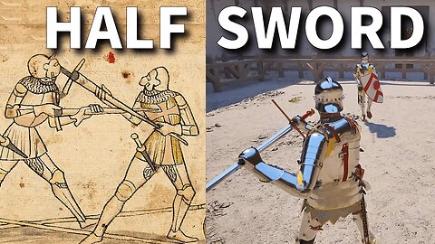 Using real Half Sword fighting technique In HALF SWORD