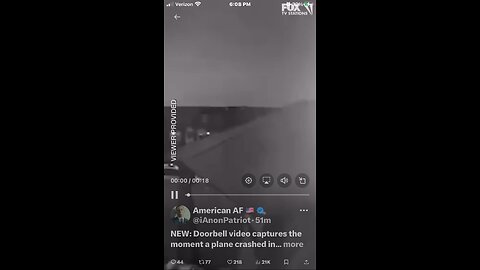 NEW: Doorbell video captures the moment a plane crashed in Philadelphia…