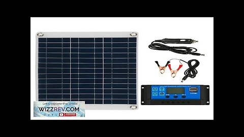 20W 12V/5V Polycrystalline Solar Panel Kit Battery Charger Portable Solar Panel Review