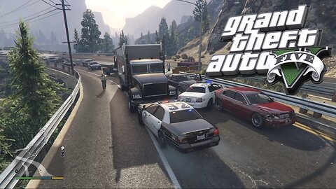 GTA 5 Police Pursuit Driving Police car Ultimate Simulator crazy chase #117