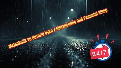 Melancholic and Peaceful Sleep
