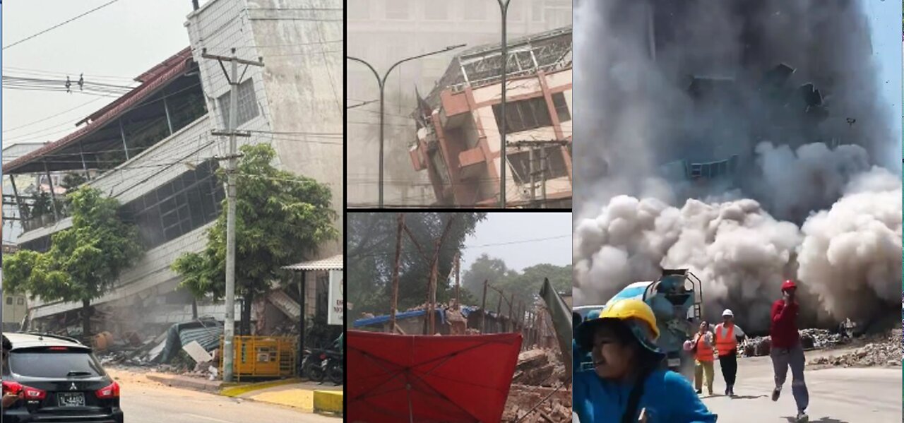 PANIC AS CATASTROPHIC 7.7 QUAKE BRINGS DOWN SKYSCRAPERS MULTIPLE COUNTRIES AFFECTED