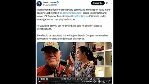 Illan Omar Under Investigation For Immigration Fraud! 12-9-2025